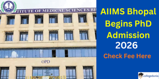 AIIMS Bhopal Begins PhD Admission 2026; Apply by Dec 10 @aiimsbhopal.edu.in